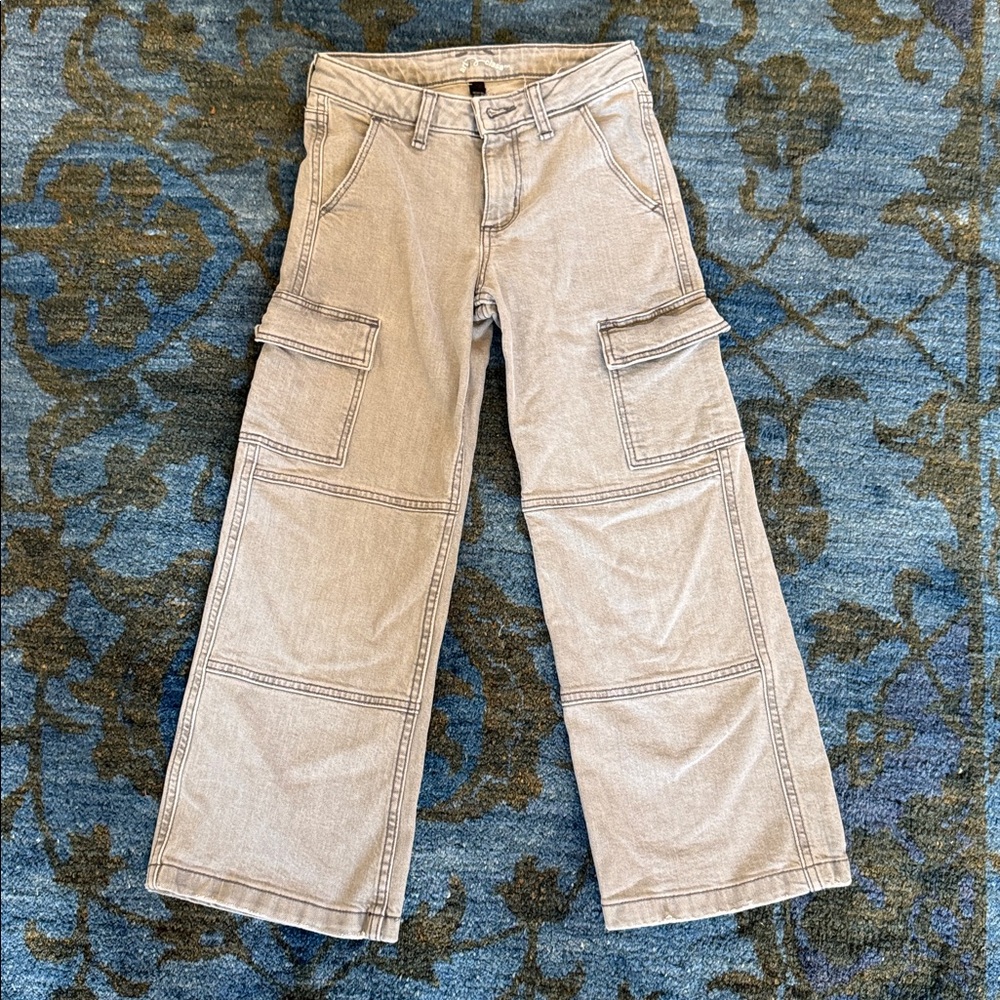 Gray Cargo Pants